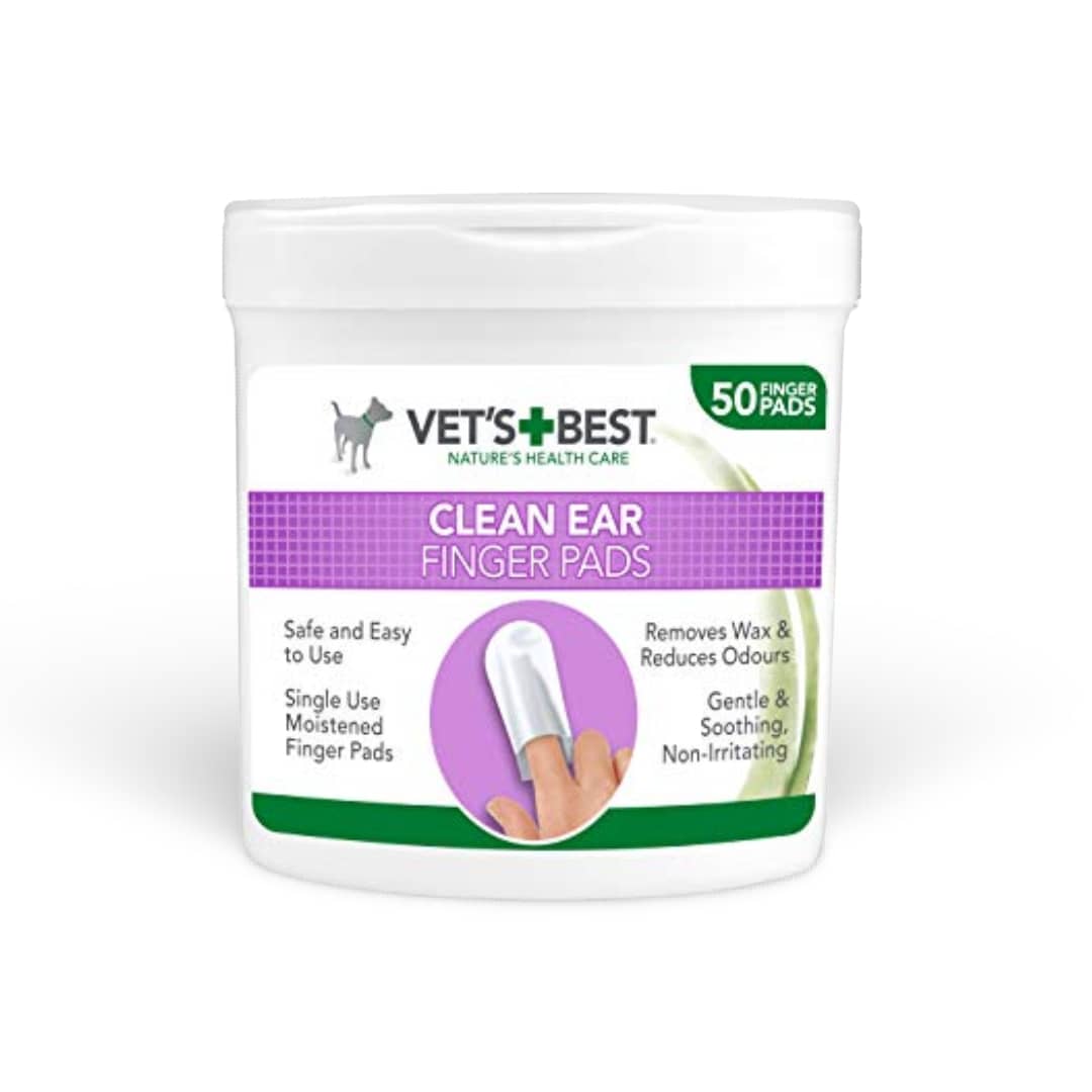 Vet's Best Clean Ear ausu tīrīšanas salvetes suņiem N50