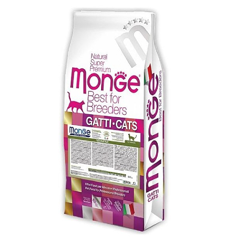 MONGE CAT NATURAL SENSITIVE sausā barība kaķiem Vista 10kg