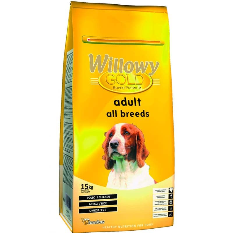 WILLOWY GOLD DOG ADULT sausā barība suņiem Vista 15kg