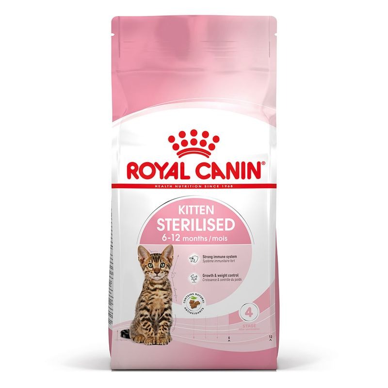 ROYAL CANIN FHN KITTEN STERILISED sausā barība kaķēniem 400g