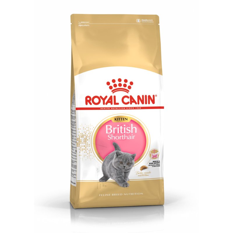 ROYAL CANIN FBN KITTEN BRITISH SHORTHAIR sausā barība kaķēniem 400g