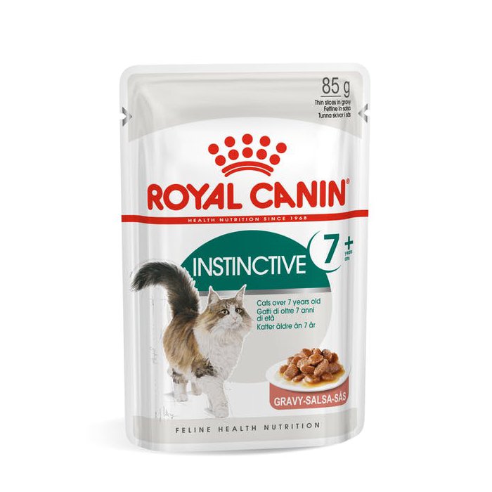 ROYAL CANIN FHN INSTINCTIVE +7 GRAVY kaķu konservi mērcē 85g