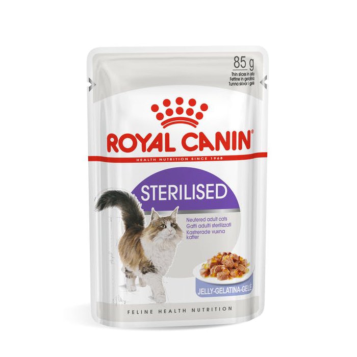 ROYAL CANIN FHN STERILISED JELLY kaķu konservi želejā 85g