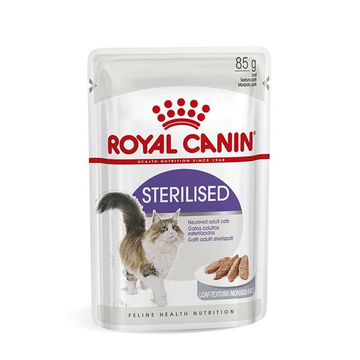ROYAL CANIN FHN STERILISED LOAF kaķu konservi pastēte 85g
