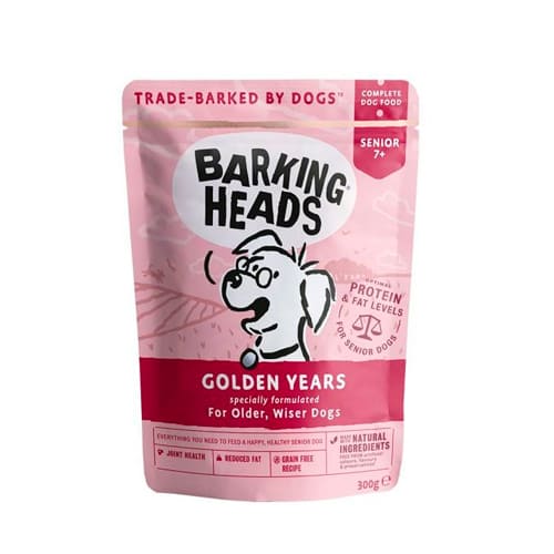 BARKING HEADS GOLDEN YEARS konservi suņiem Vista, lasis 300g