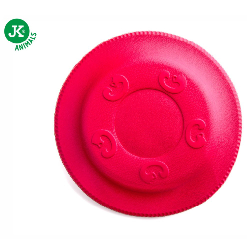 JK FRISBEE EVA suņu rotaļlieta lidojošs šķīvis RED 17cm