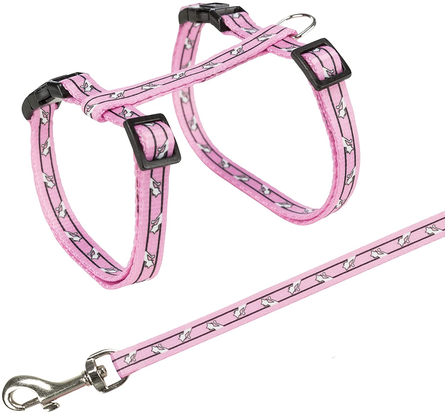Trixie kaķu iemaukti krūšu siksna un pavada kaķiem 27-46cm/10 mm, 120cm