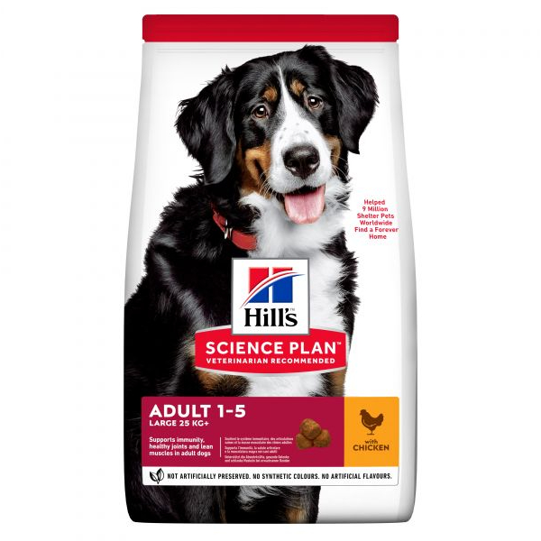 HILL`S SP DOG LARGE BREED CHICKEN sausā barība suņiem Vista 14kg