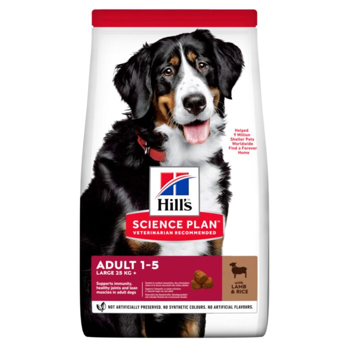 HILL`S SP DOG LARGE BREED LAMB sausā barība suņiem Jērs 14kg