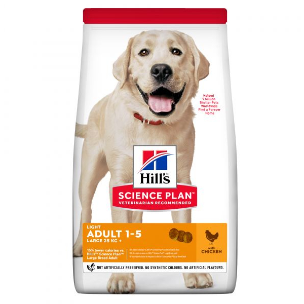HILL`S SP DOG LARGE BREED LIGHT sausā barība suņiem 14kg
