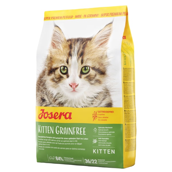 Josera Kitten Grainfree sausā kaķu barība kaķēniem bezgraudu 2 kg