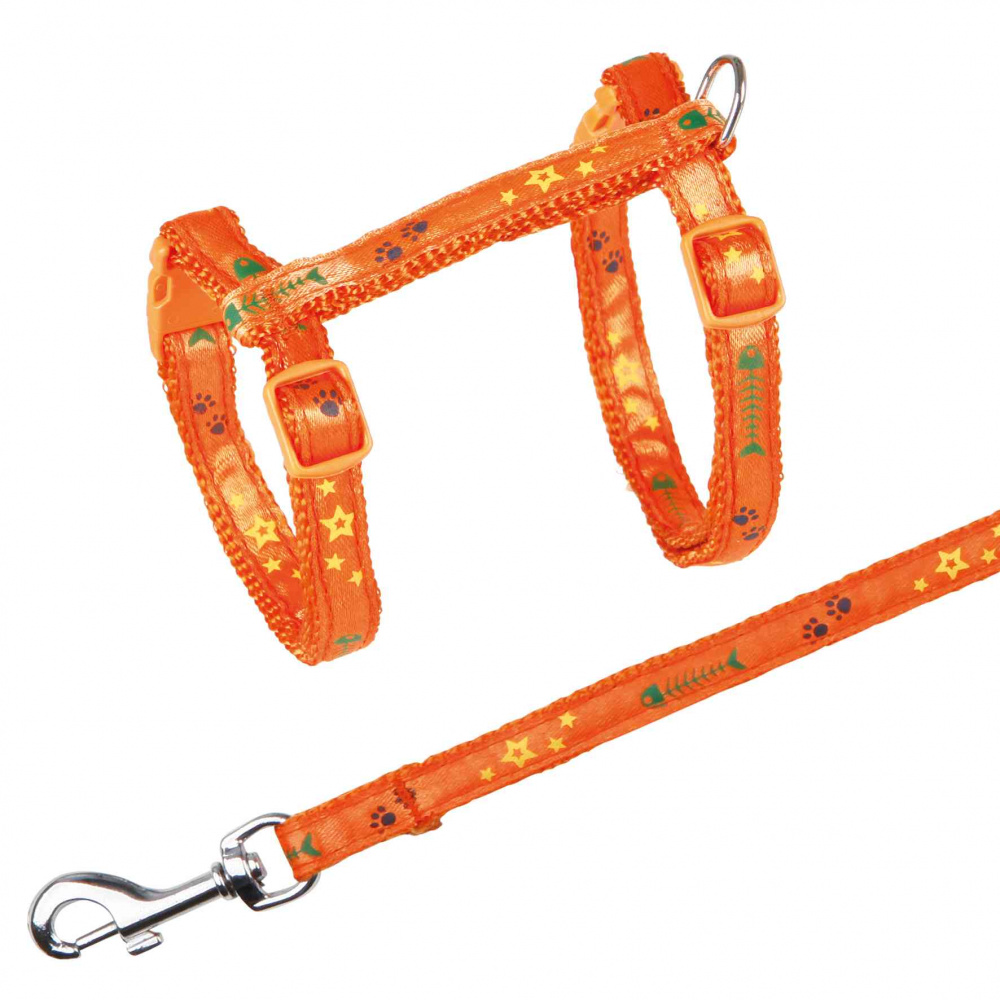 Trixie kaķu iemaukti krūšu siksna un pavada kaķiem 23-39cm/10 mm, 120cm