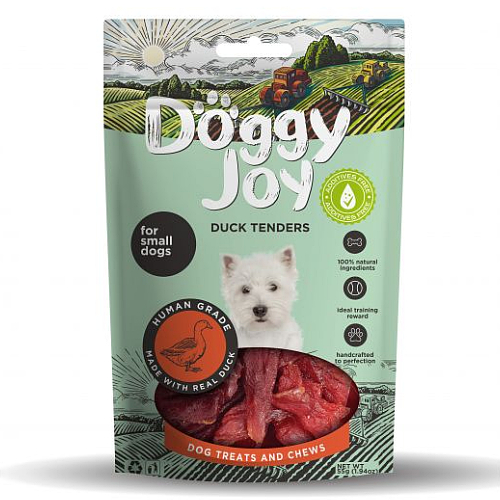 DOGGY JOY gardums maziem suņiem Pīles gaļa 55g