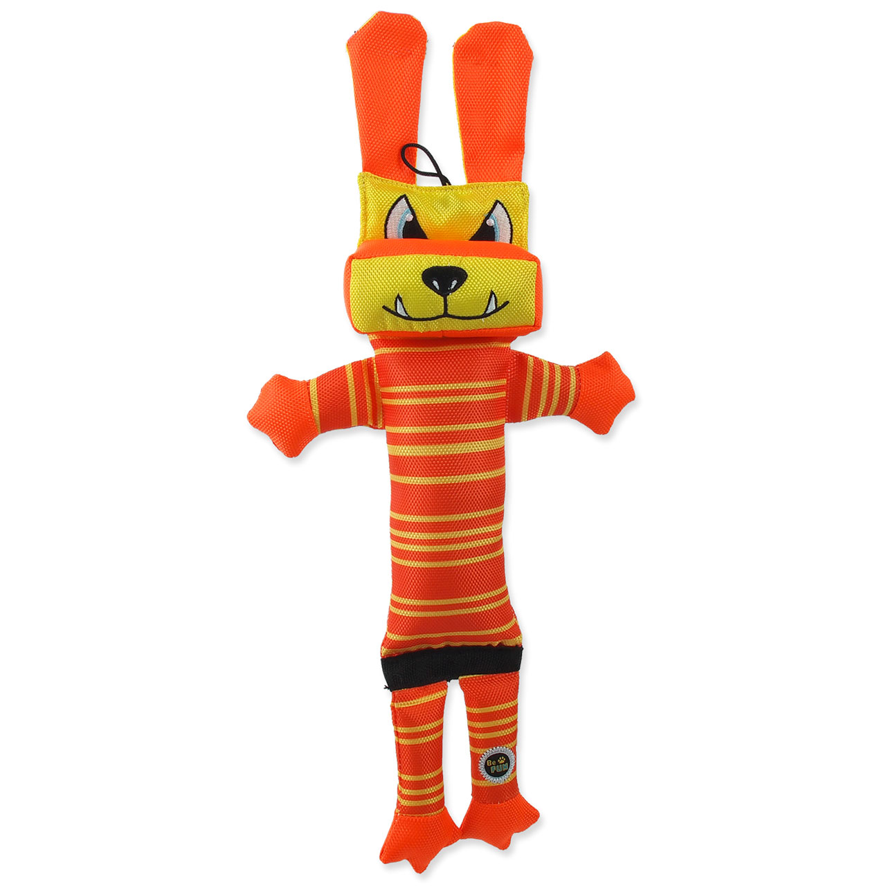 DOG FANTASY suņu rotaļlieta mīksta Robbot Puppy Orange 38cm