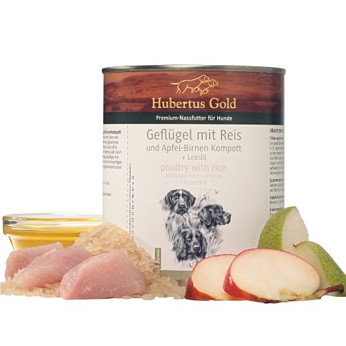 Hubertus Gold Chicken konservi suņiem ar vistu 800 g