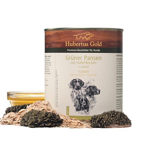 Hubertus Gold Pansen konservi suņiem ar liellopu kuņģi 800 g