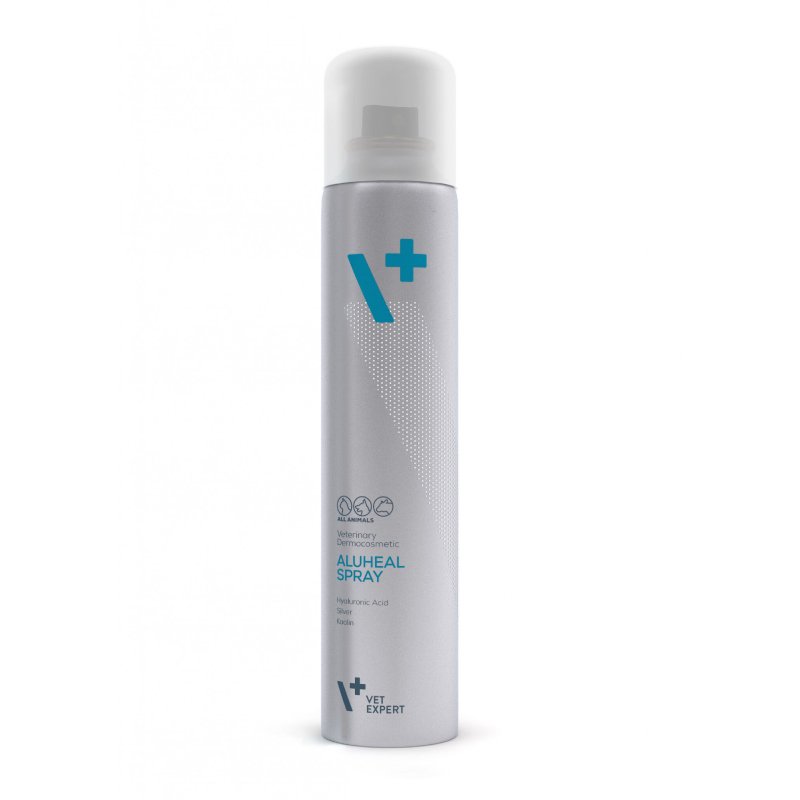 VetExpert AluHeal alumīnija sprejs suņiem un kaķiem ādas kopšanai 200 ml