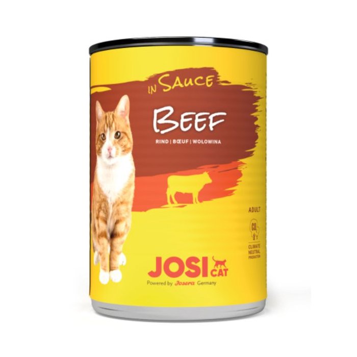 Josera Josicat Beef Sauce kaķu konservi ar liellopu mērcē 415 g