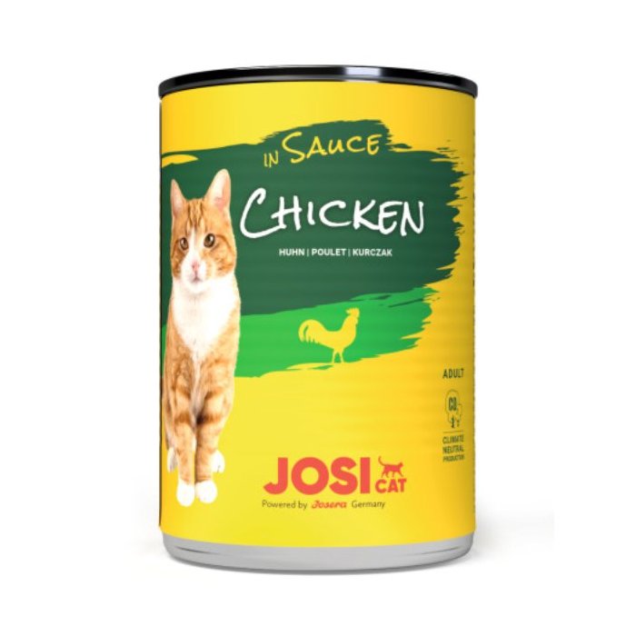 Josera Josicat Chicken Sauce kaķu konservi ar vistu mērcē 415 g