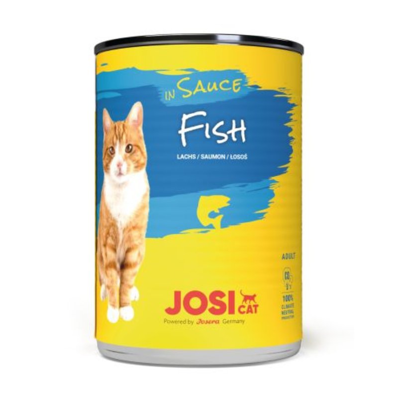 Josera Josicat Fish Sauce kaķu konservi ar zivīm mērcē 415 g