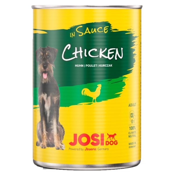 Josera JosiDog Chicken konservi suņiem ar vistu mērcē 400 g