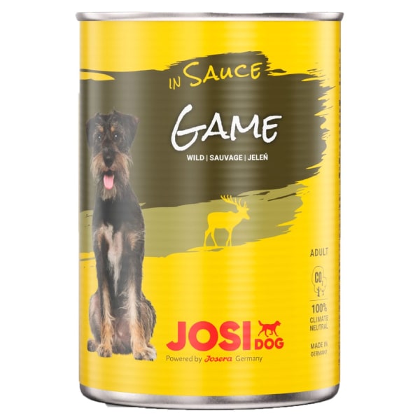 Josera JosiDog Game konservi suņiem ar medījumu mērcē 400 g