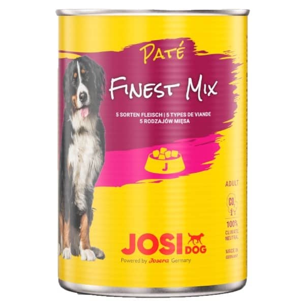 Josera JosiDog Pate Finest Mix konservi suņiem ar 4 gaļas veidiem 400 g