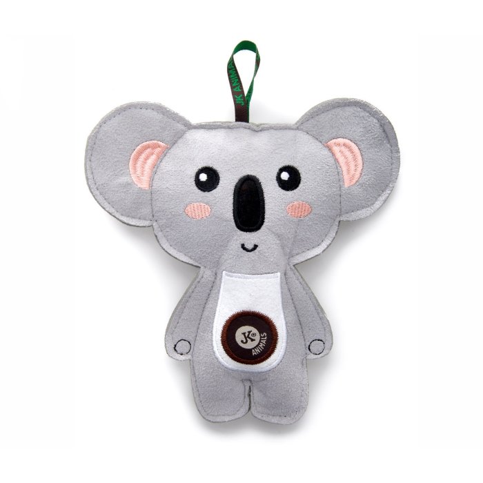 JK auduma suņu rotaļlieta ar pīkstuli KOALA 18cm