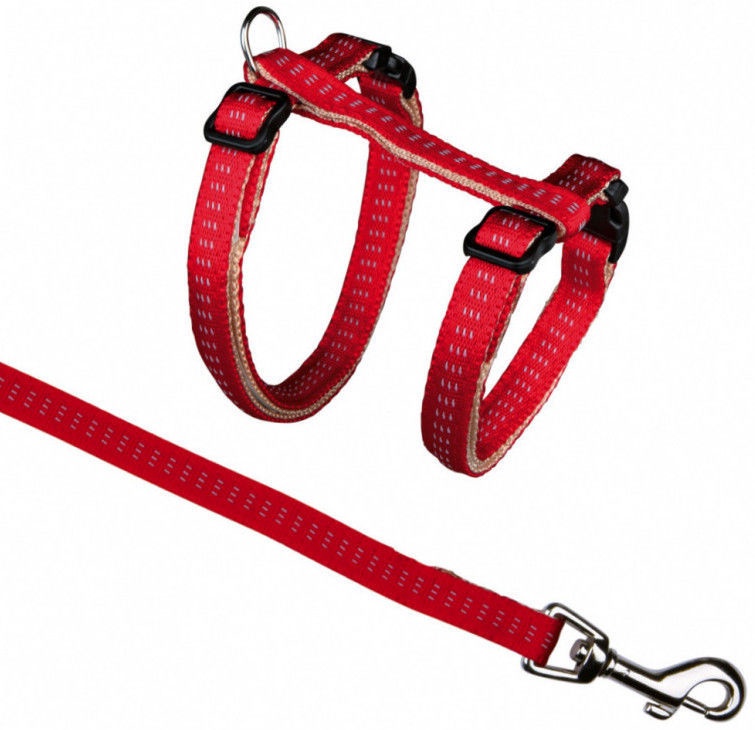 Trixie kaķu iemaukti krūšu siksna un pavada kaķiem 27-44cm/10 mm, 120cm