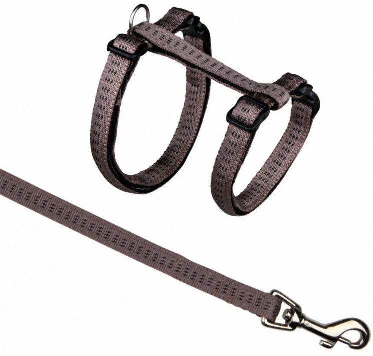 Trixie kaķu iemaukti krūšu siksna un pavada kaķiem 27-44cm/10 mm, 120cm