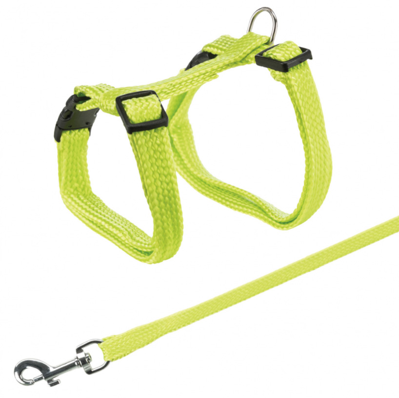 Trixie kaķu iemaukti krūšu siksna un pavada kaķiem 22-42cm/10 mm, 120cm