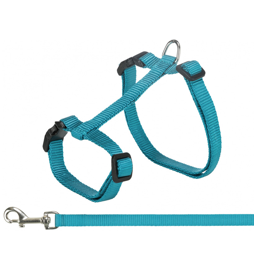 Trixie XXL regulējami neilona iemaukti lieliem kaķiem ar pavadu 34–57 cm