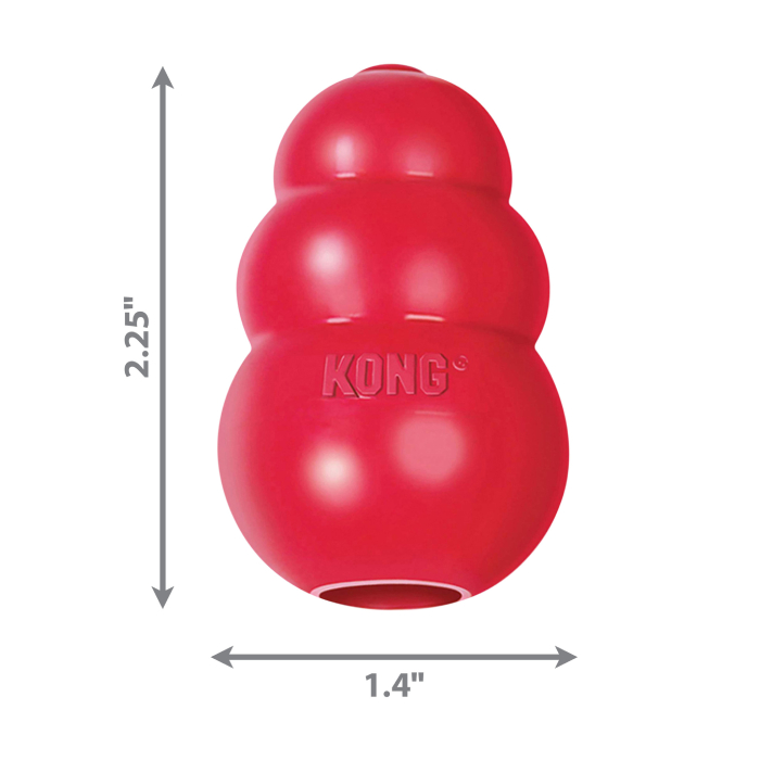 KONG CLASSIC RED rotaļlieta suņiem XS 5.7cm