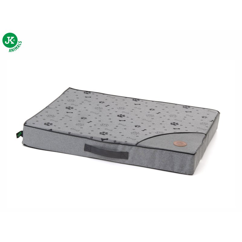 JK suņu guļvieta ortopēdiskais matracis MEMORY GREY LUX M 75x58x10cm