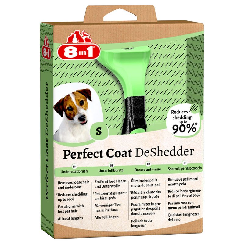8in1 Perfect DeShedder pavilnas ķemme suņiem Small