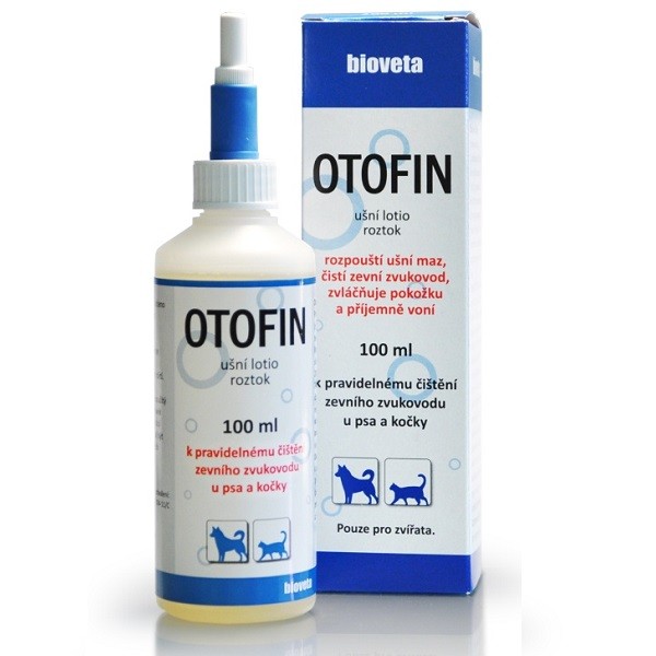 Otofin ausu tīrīšanas losjons suņiem un kaķiem 100 ml