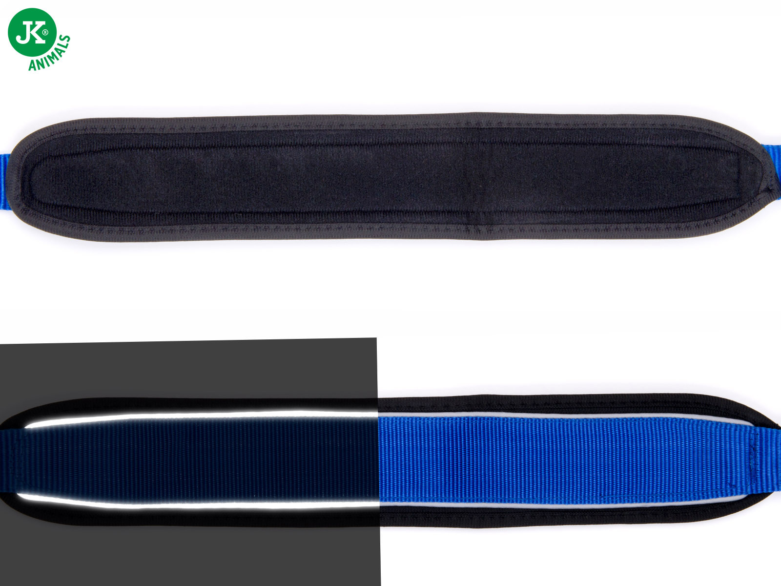 JK suņu kaklasiksna plata Comfort Blue Dažādi izmēri