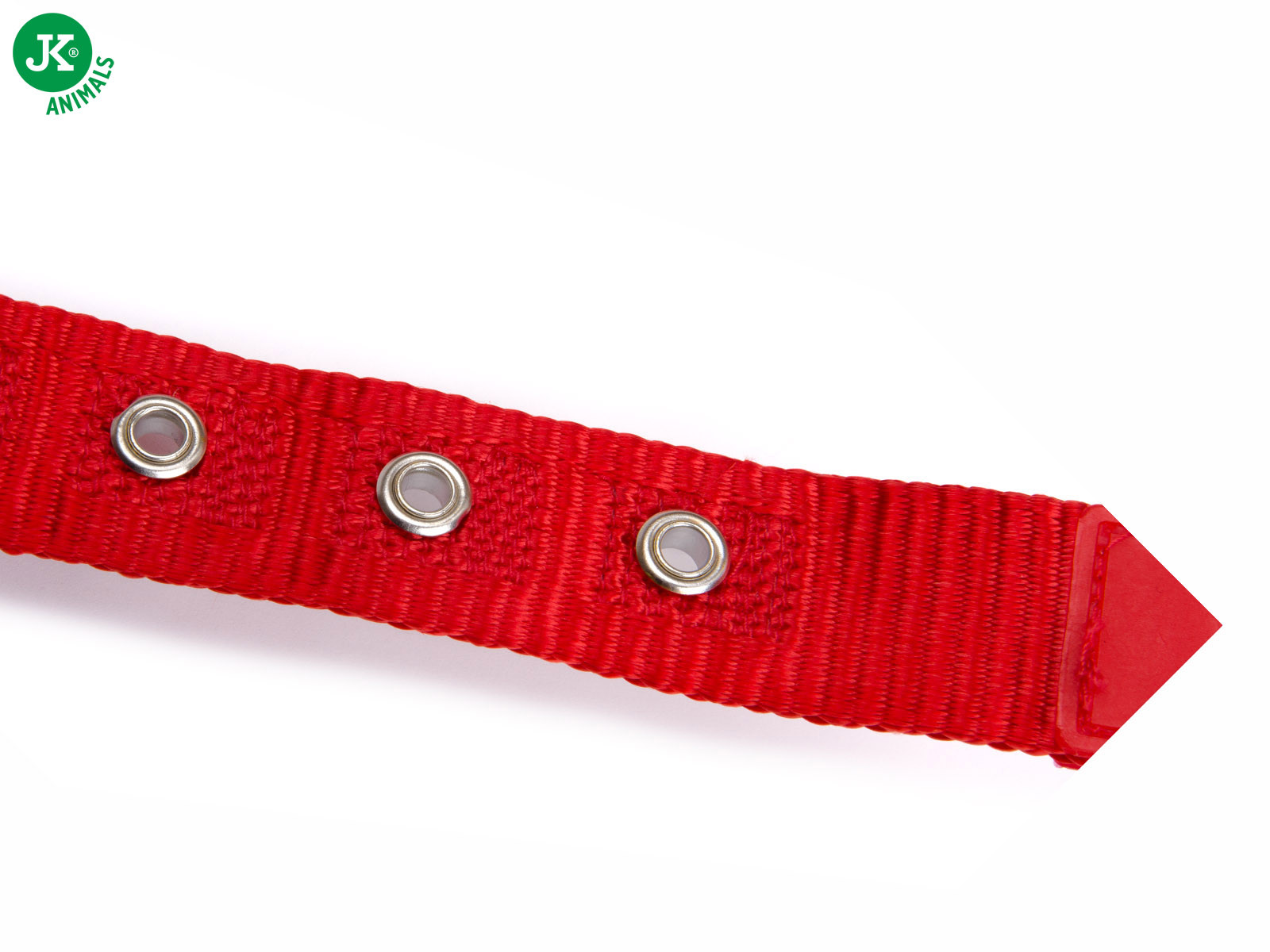 JK suņu kaklasiksna plata Comfort Red Dažādi izmēri