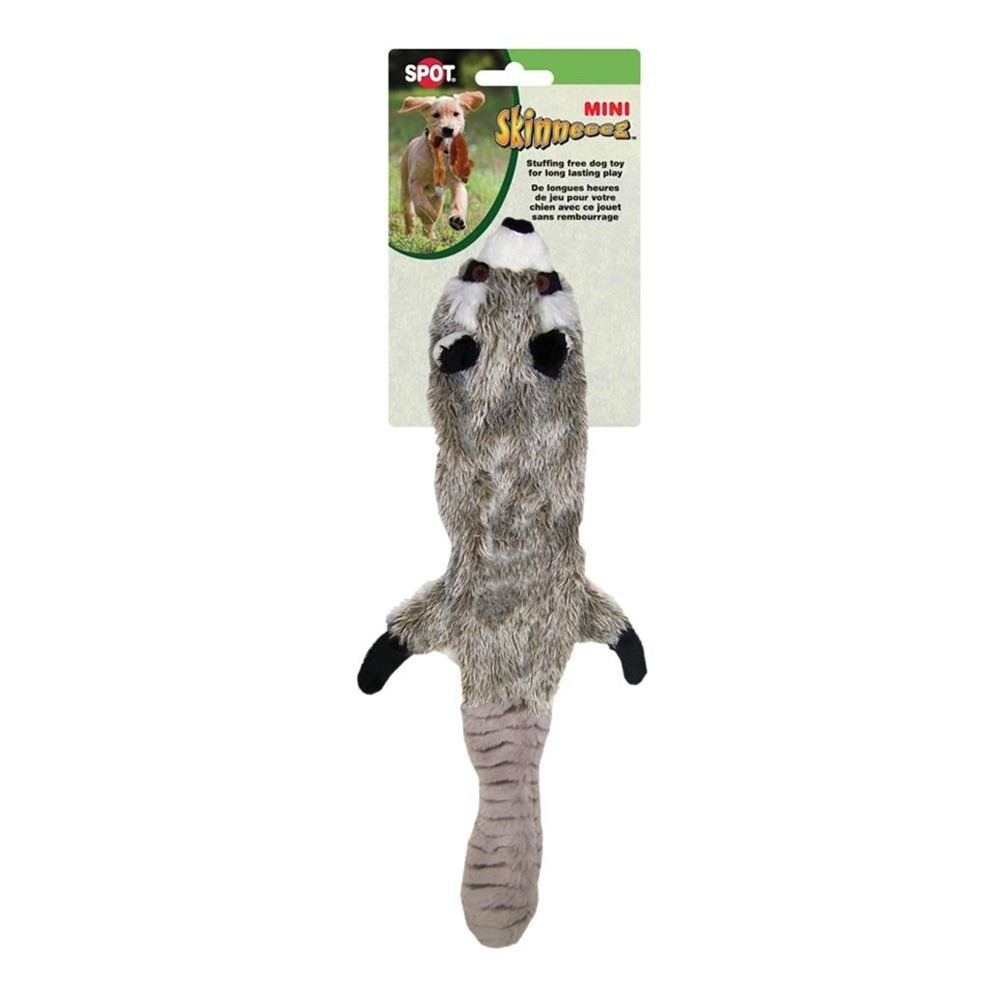 Skinneeez suņu rotaļlieta bez pildījuma Mini Raccoon 35cm