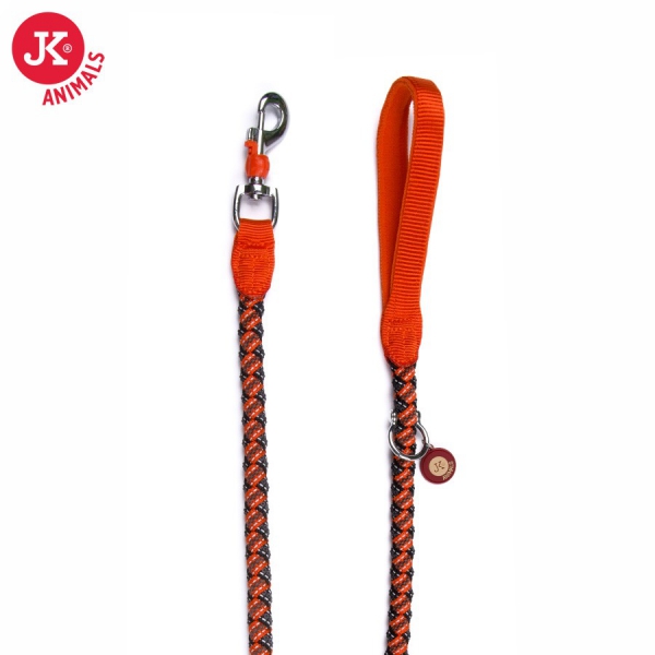 JK suņu pavada atstarojoša 120cm Orange