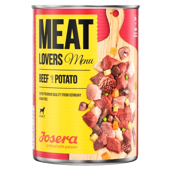 Josera Meat Lovers Menu Beef & Potato konservi suņiem ar liellopu un kartupeļiem 800 g