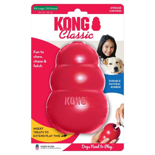 Kong Classic Red košļājamā rotaļlieta suņiem XXL 15 cm