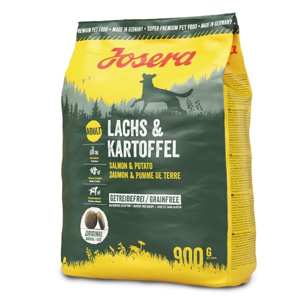 Josera Salmon & Potato sausā suņu barība jutīgai gremošanai bezgraudu ar lasi un kartupeļiem 900 g