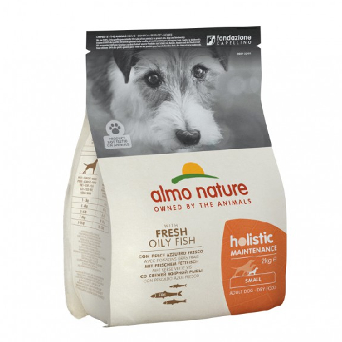 Almo Nature Holistic Fresh Oily Fish sausā barība suņiem XS/S Zivis 2kg