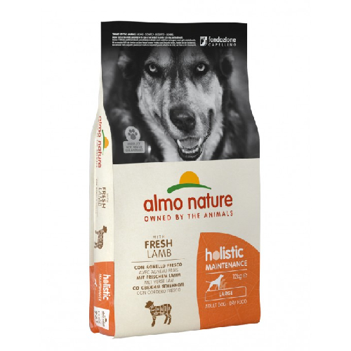 Almo Nature Holistic Fresh Lamb sausā barība suņiem L Jērs 12kg