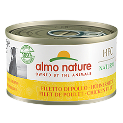 Almo Nature HFC Natural Chicken Fillet konservi suņiem Vistas fileja 95g