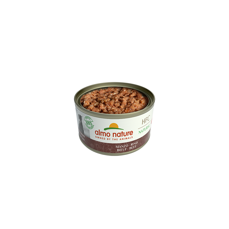 Almo Nature HFC Natural Beef & Ham konservi suņiem Liellops, šķiņķis 95g