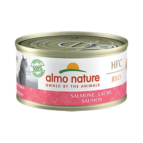 Almo Nature Cat HFC Jelly Salmon konservi kaķiem Lasis želejā 70g