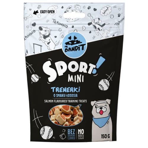 Mr.Bandit Sport Mini Salmon treniņu gardumi suņiem ar lasi 150 g
