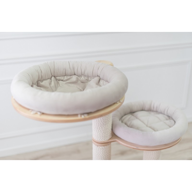 LUXUCAT Nagu asināmie - mājiņa kaķiem 134cm Beige Sizal rope